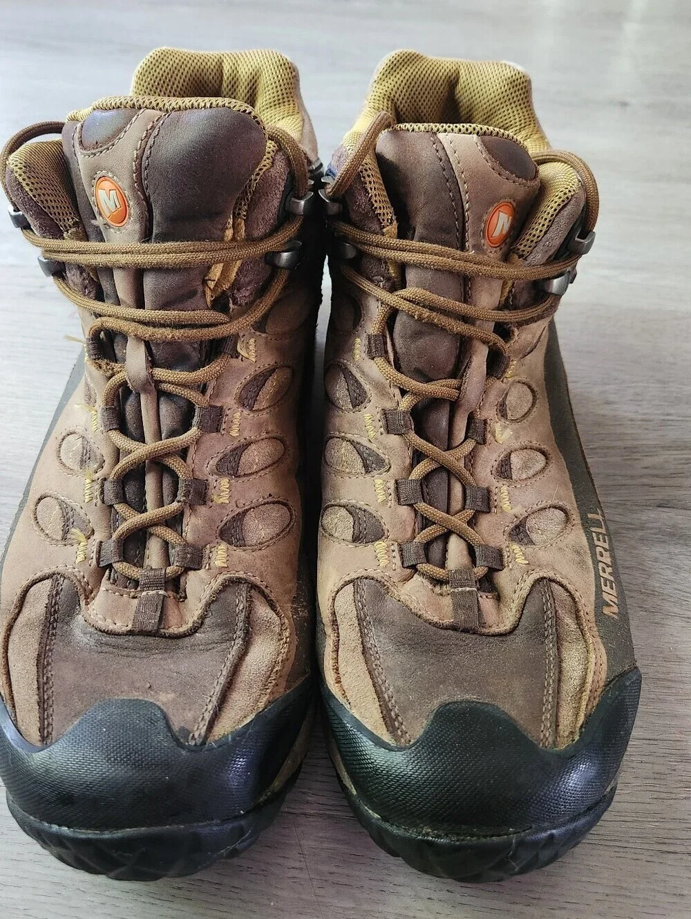 Merrell Refuge Core Mid Waterproof hiking boots men size 12 gorpcore camping